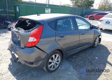 2012 Hyundai Accent Se from USA, damaged, VIN KMHCU5AE0CU009105